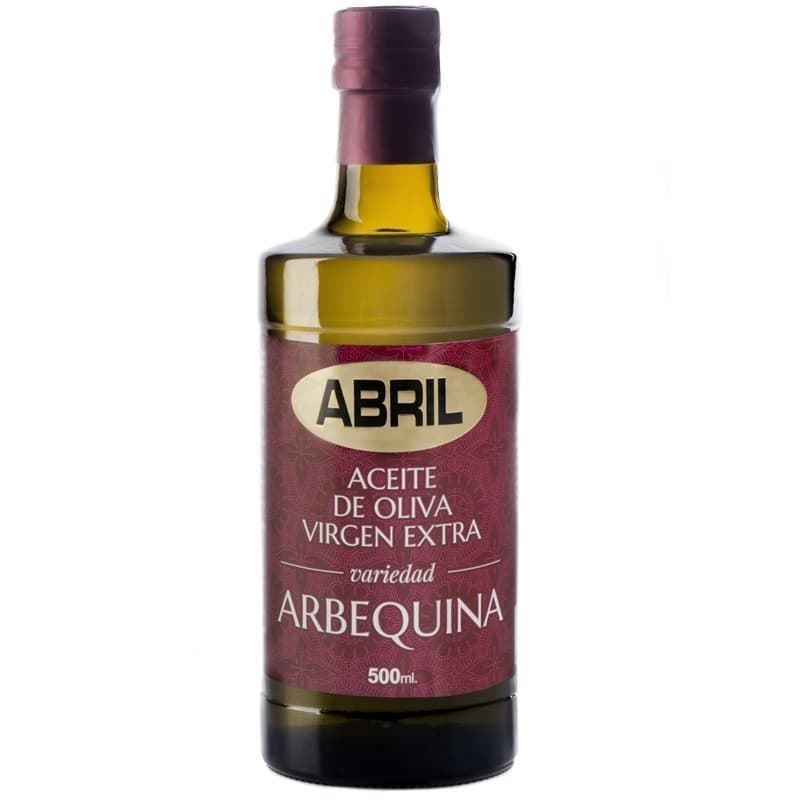 Aceite Oliva Virgen Extra Abril Arbequina. Cristal. 500ml - Imagen 1