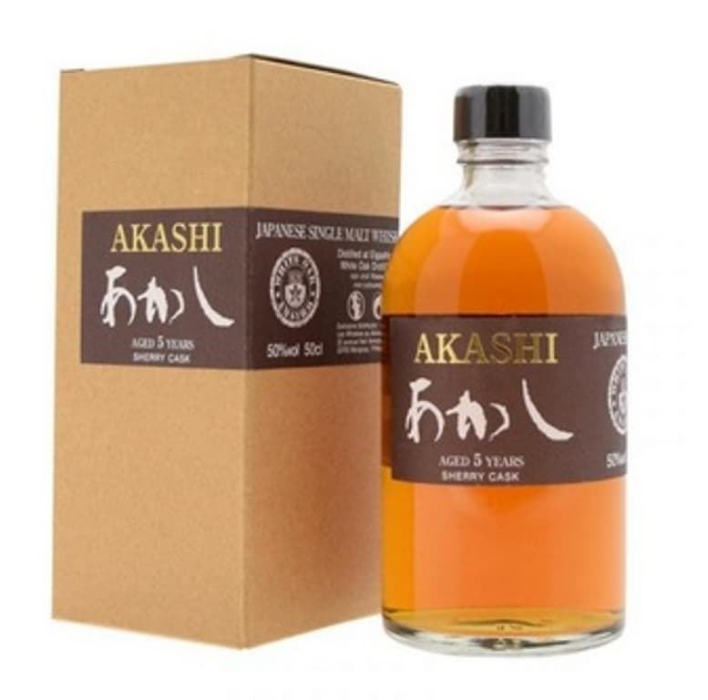 Akashi Japanese Single Malt Sherry Cask Whisky 50º 500ml - Imagen 1