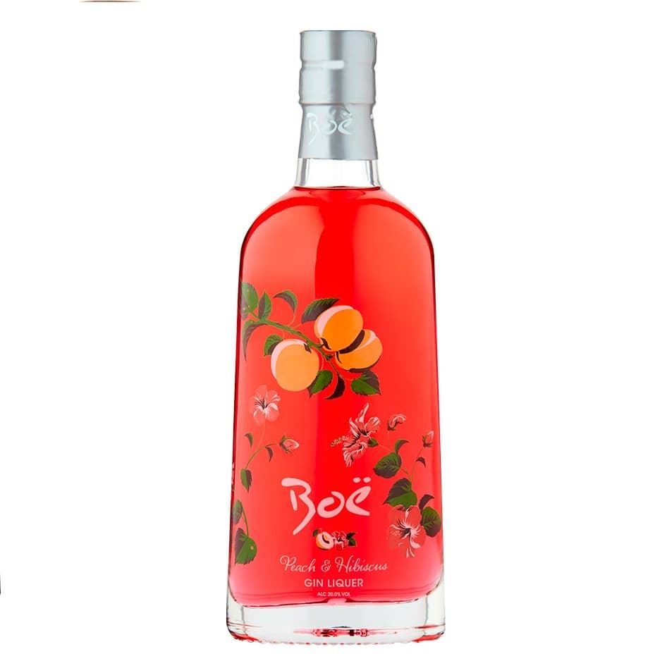 Boë Peach & Hibiscus Gin Liquer 500ml 20º - Imagen 1