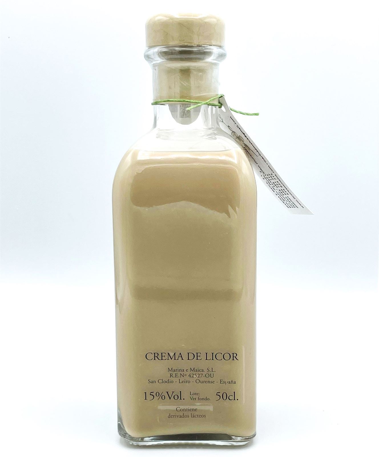 Botella Repujada de Crema de Licor 500ml Gaiteiro - Imagen 2