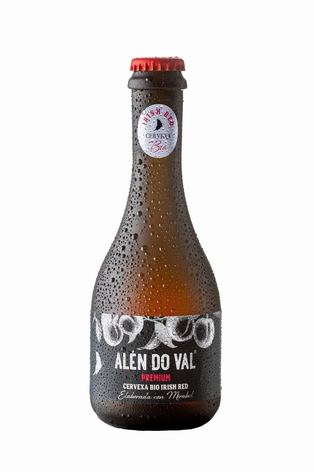 Cerveza Bio Irish Red Alén do Val Tostada 330ml - Imagen 1