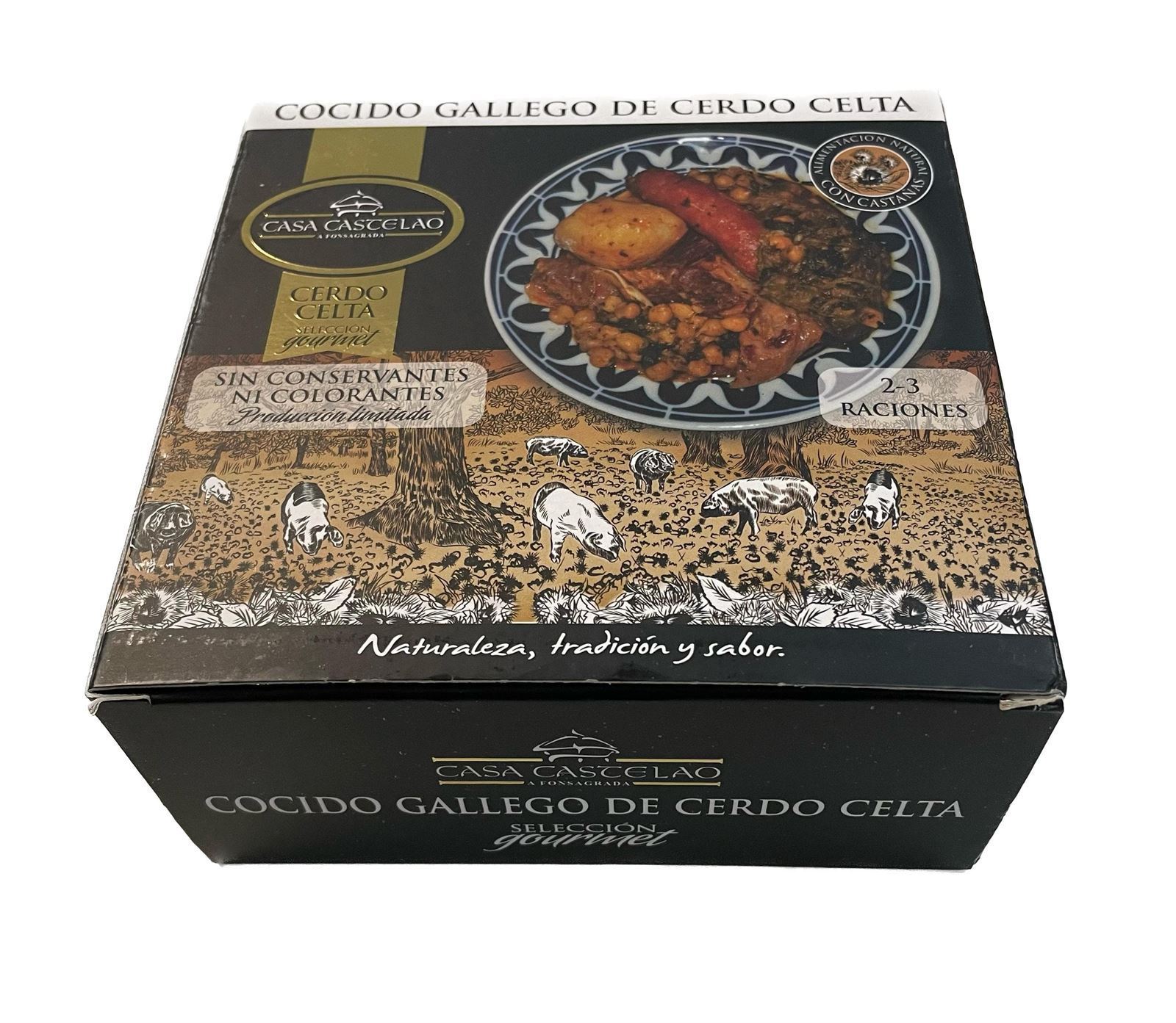 Cocido Gallego de Cerdo Celta Casa Castelao (Selección Gourmet) 1.200grs - Imagen 1
