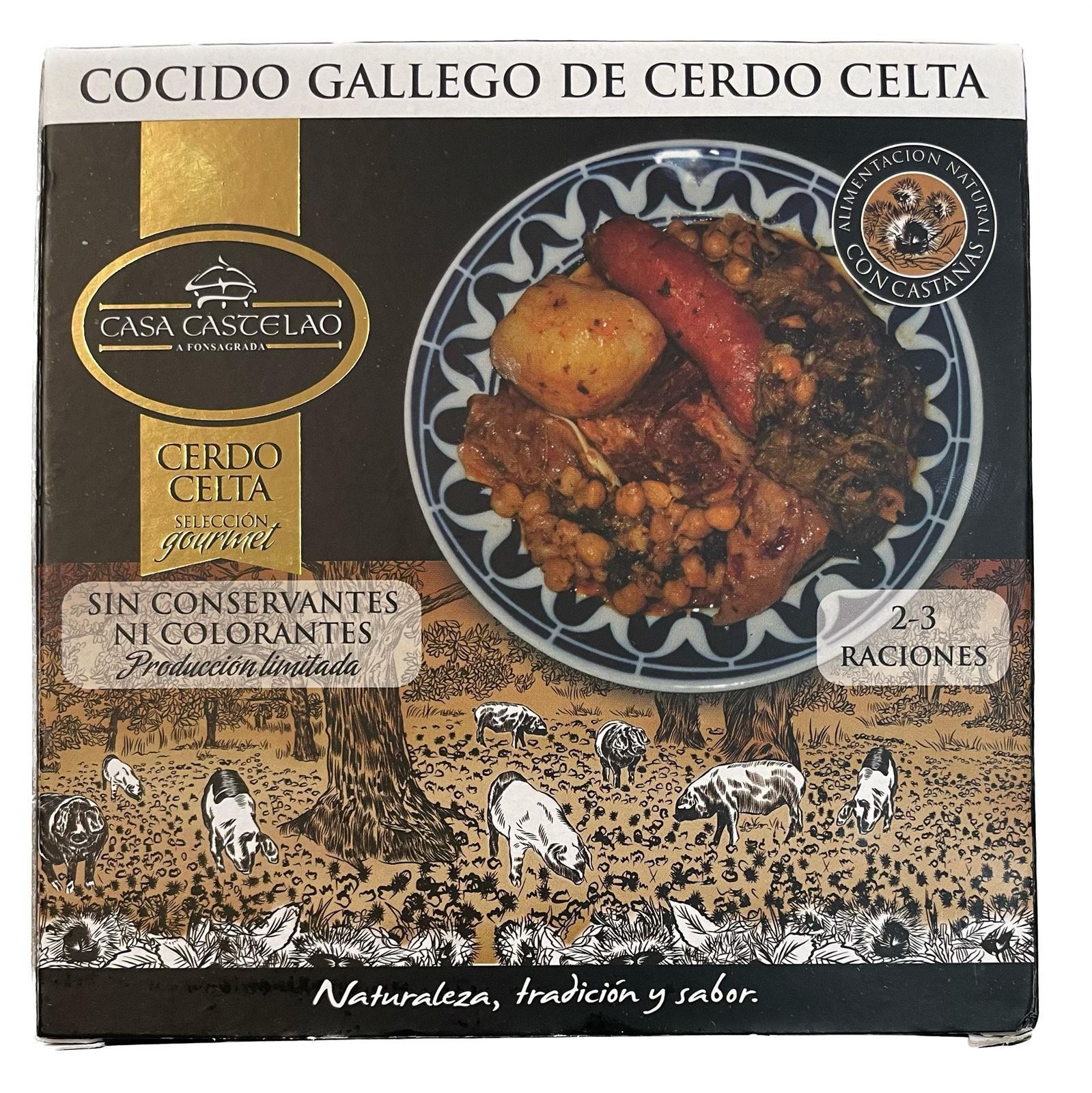 Cocido Gallego de Cerdo Celta Casa Castelao (Selección Gourmet) 1.200grs - Imagen 2