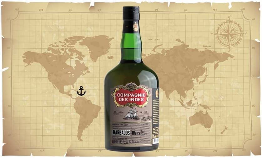 Compagnie Des Indes Cask Strength Barbados 10 years Foursquare 57,3º 700ml - Imagen 1