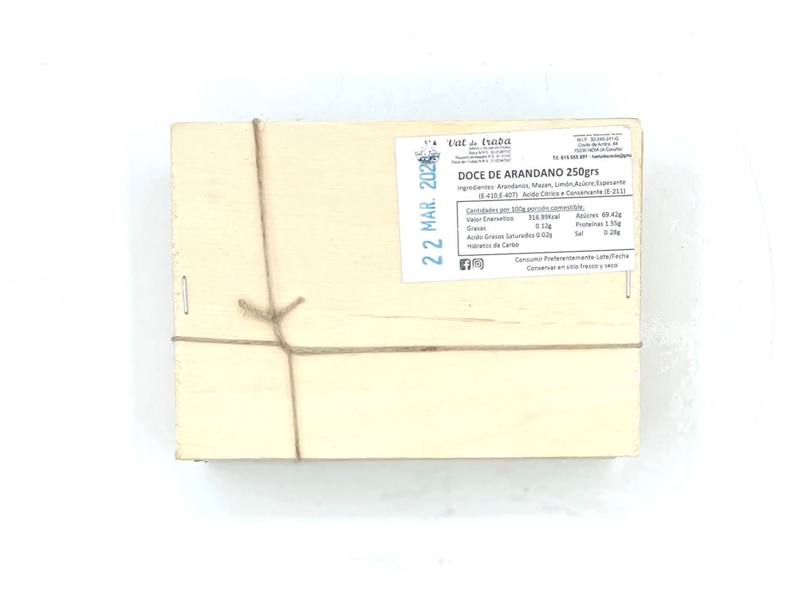 Dulce de Arándanos Lía 250grs (en caja de madera) - Imagen 4