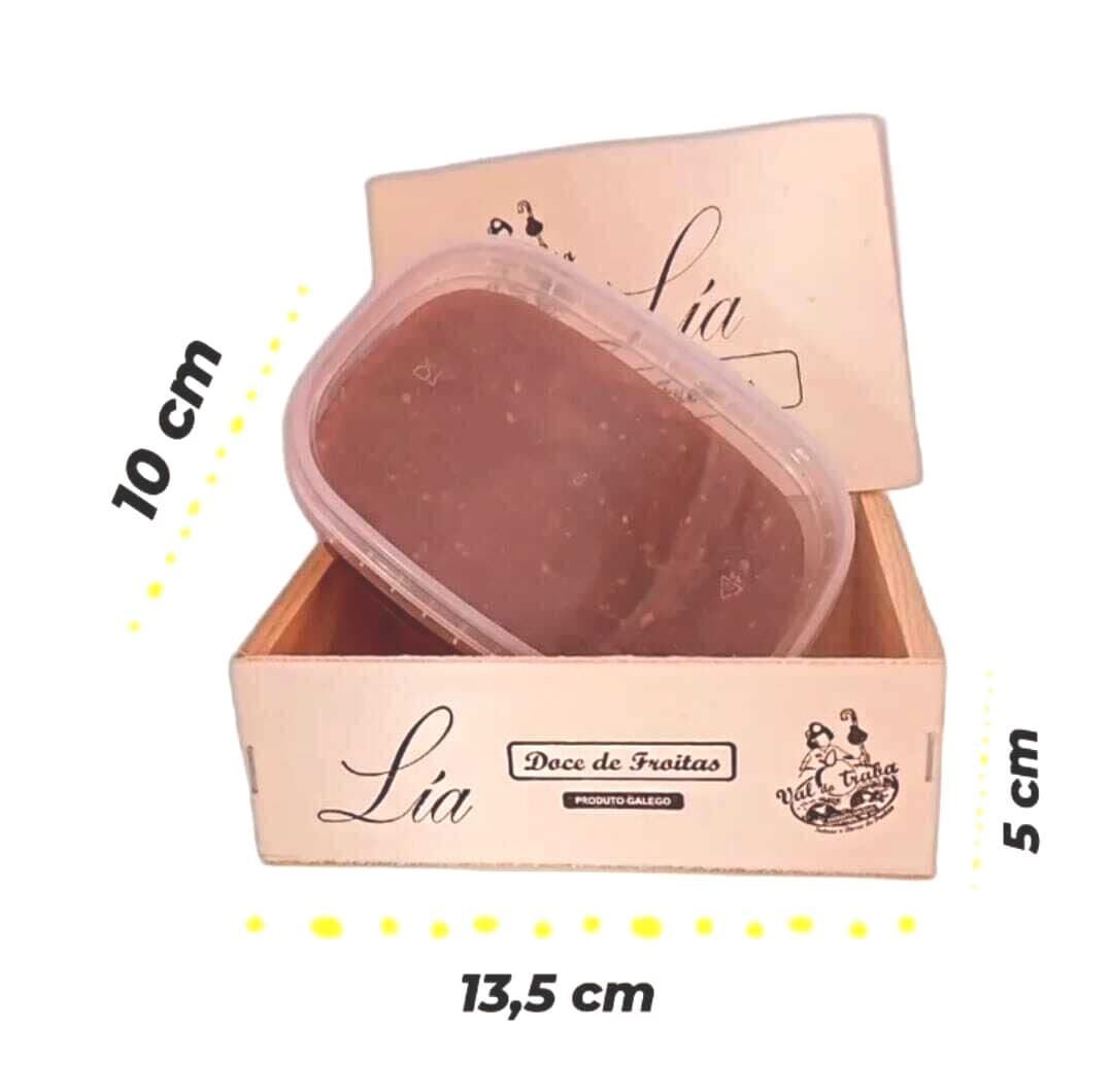 Dulce de Castaña sin Azúcar Lía 250grs (en caja de madera) - Imagen 2