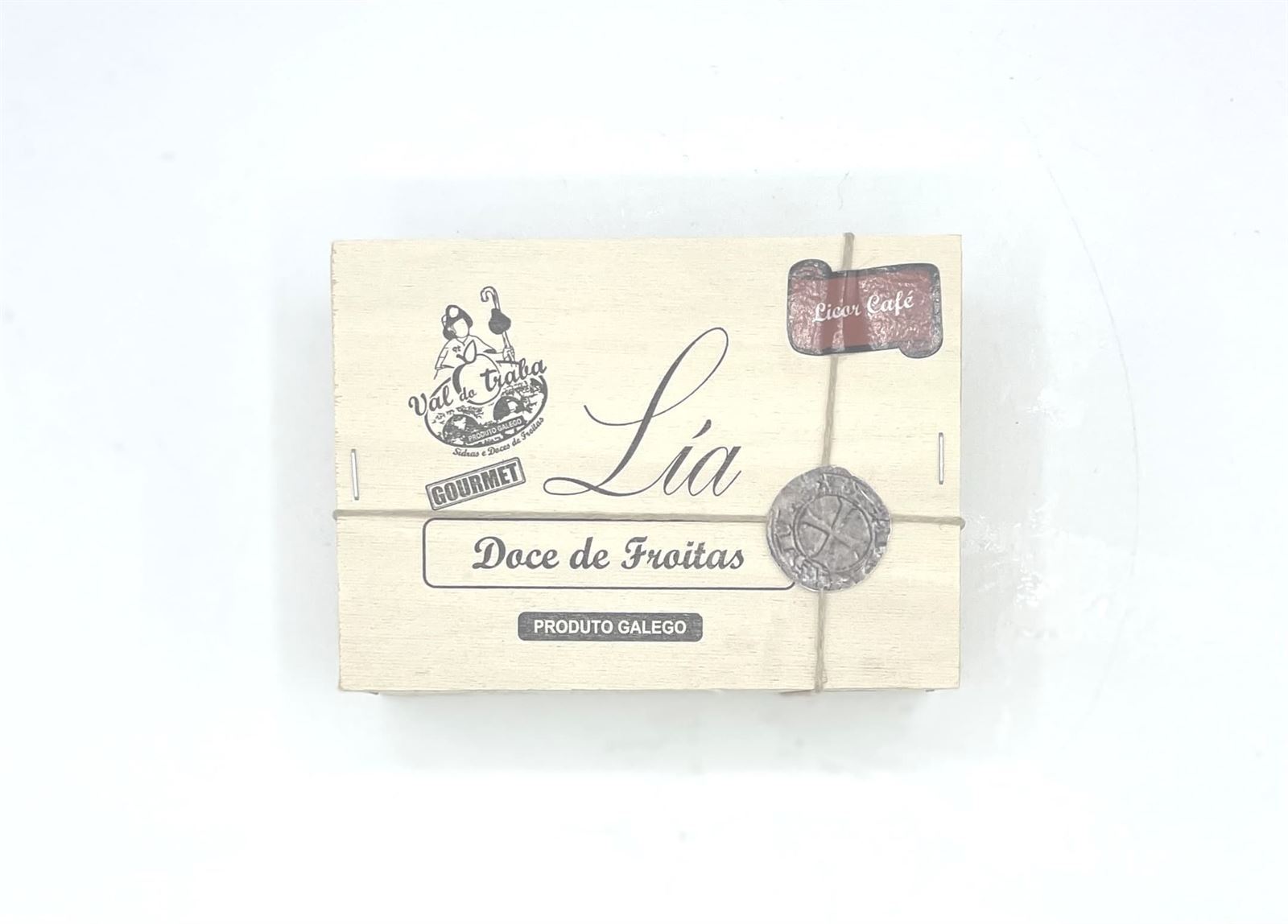 Dulce de Licor Café Lía 250grs (en caja de madera) - Imagen 3