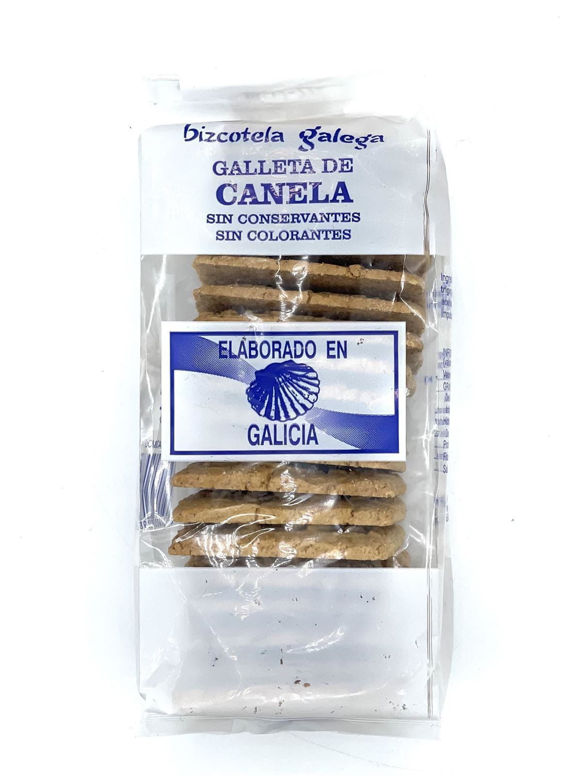 GALLETAS DE CANELA BIZCOTELA GALEGA 240grs - Imagen 1