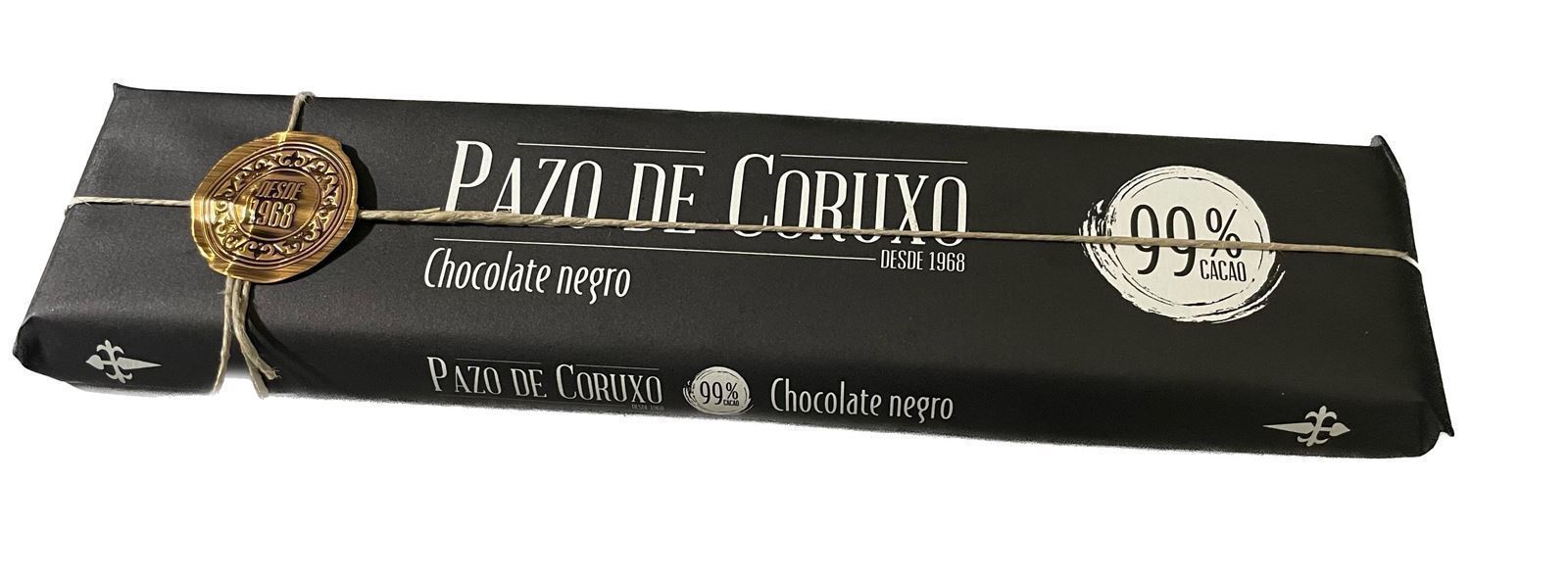 TABLETA CHOCOLATE 100% PAZO DE CORUXO 300grs - Imagen 1