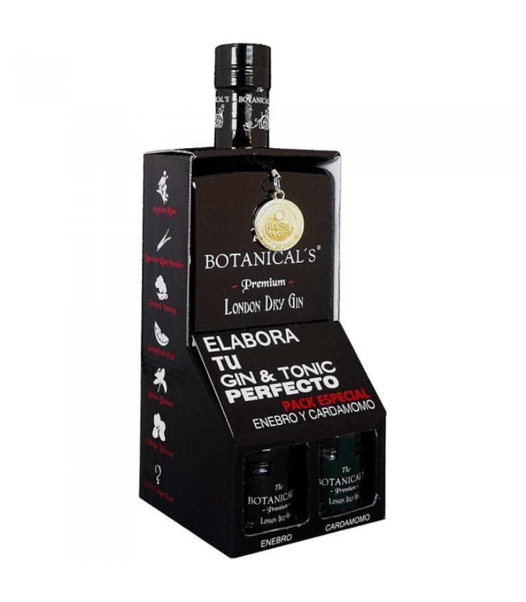 The Botanical´s Gin London Dry Gin 700ml - Pack Enebro y Cardamomo - Imagen 1