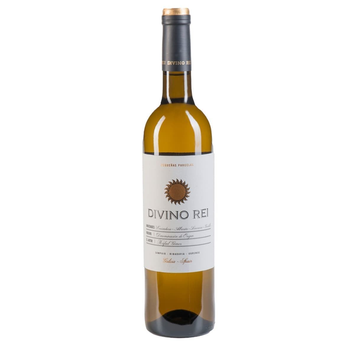 Vino Blanco Divino Rei Treixadura - Albariño - Godello - Caiño 750ml - Imagen 1