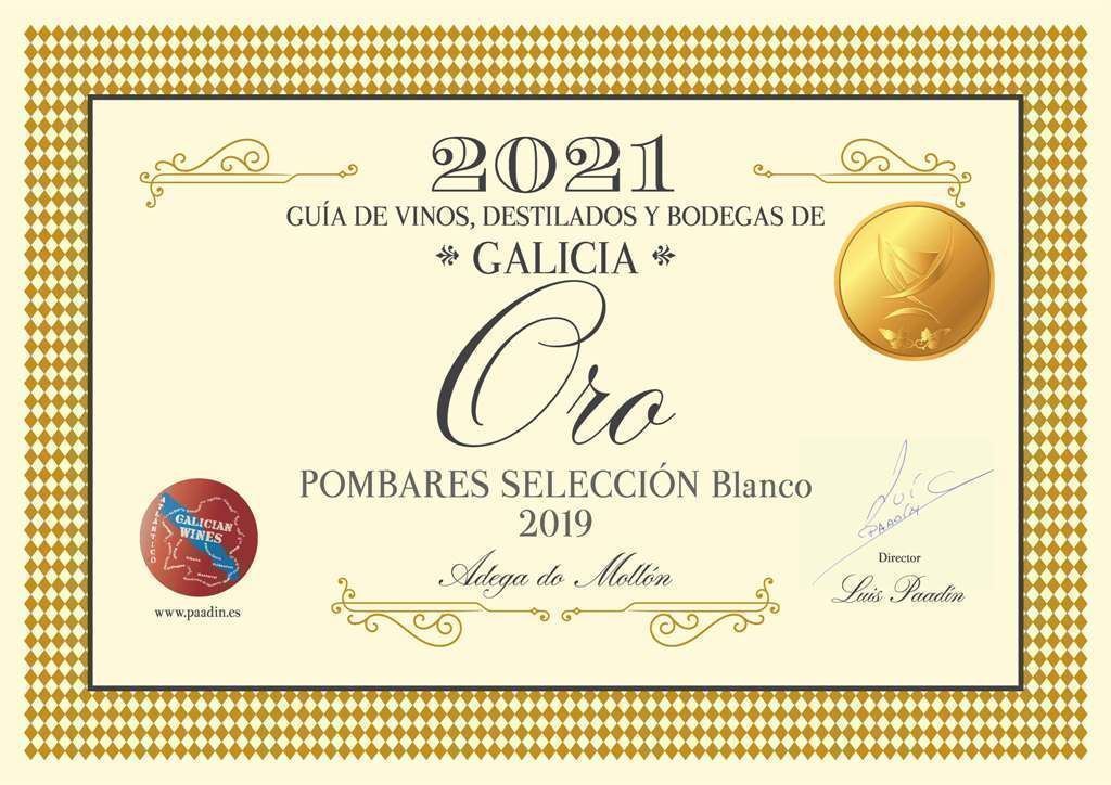 Vino Blanco Pombares Selección Godello - Albariño - Treixadura 750ml - Imagen 2